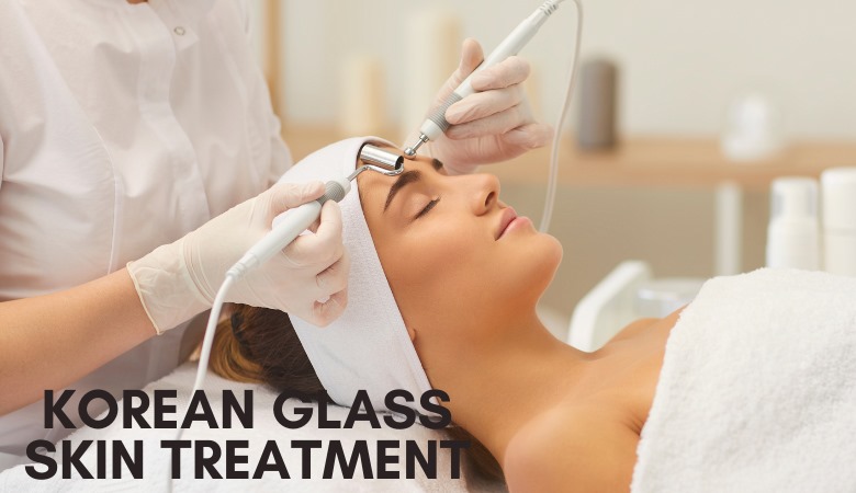 Korean glass skin treatment